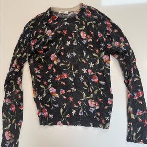 Equipment Multicolor Floral Sweater